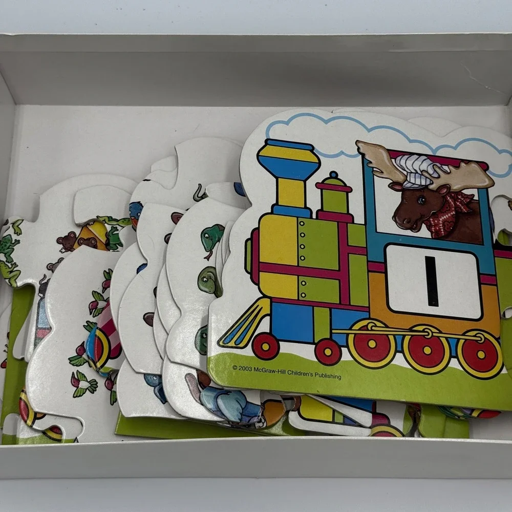 Frank Schaffer Number Train Floor Puzzle 20 Piece 6 Ft Long‎ Kids Ages 3+